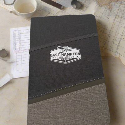 Notebook - Grey with Elastic Band