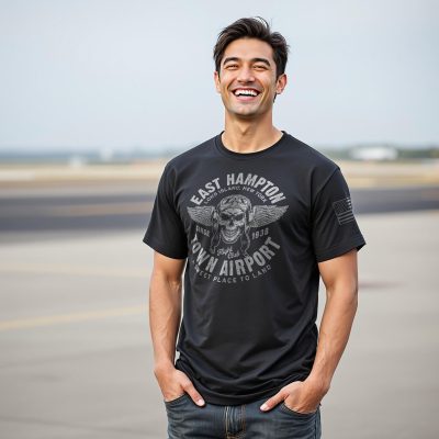 Fight Club Skull East Hampton Town Airport - Black