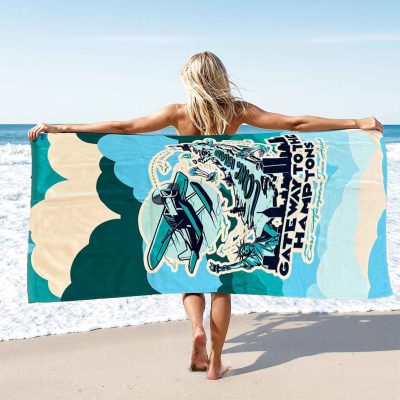 Gateway to the Hamptons 30 x 60 inch Beach Towel NYC