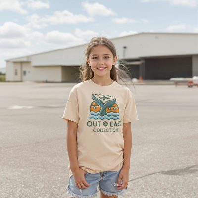 Out East Collection Youth Tee - Natural