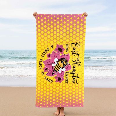 East Hampton Town Airport Kids Beach Towel – A Sweet Place to Land