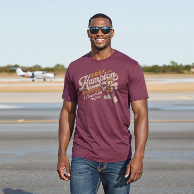 A Sweet Place To Land Tee - Plum